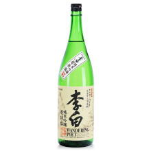 李白纯米吟酿清酒1.8L日本原装进口酒日本酒纯米酒发酵酒日本清酒 纯米吟酿1.8L