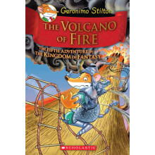 学乐 老鼠记者与幻想王国5：火山之火 英文原版进口 儿童漫画桥梁书 Geronimo Stilton Volcano of Fire（7-12岁）