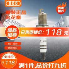 奥迪（AUDI）原厂火花塞 1支装 A4/A6L/A7/A8 仅六缸发动机适用（咨询客服）