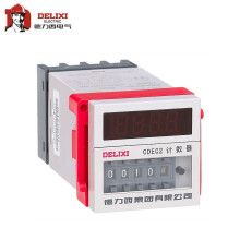 德力西电气 电子式计数器；CDEC2-11 AC220V 1-999900 PF113A座