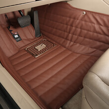 车脚垫 专车专用全包围防滑皮革脚垫朗逸宝来