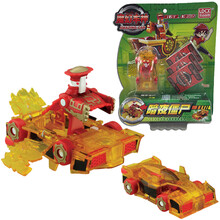 灵动创想魔幻车神变形机器人神斗卡自动变形玩