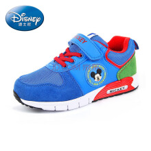 迪士尼童鞋男童鞋儿童休闲运动鞋 蓝色 37 在 