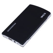 飚王（SSK）SHE030黑鹰2.5英寸移动硬盘盒 USB2.0 IDE接口 笔记本硬盘外置盒 金属黑色