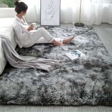 京东超市南极人NanJiren 地毯 ins北欧地毯客厅卧室满铺地毯长绒沙发地毯床边毯 灰色 70*160cm