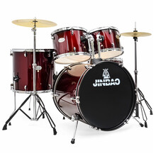 【迈斯 Mes架子鼓 Q7 珍珠白色和麦尔Meinl 非