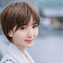 贝丽丝假发假发女短发空气刘海短直发赵二喜同款bobo头蓬松短发假发套