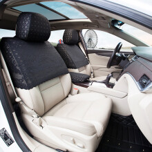 威威 汽车专用座套定制蕾丝全包围座套四季布艺座垫套半截套座椅套