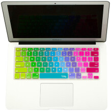 幻响（i-mu）笔记本键盘膜 适用苹果Macbook air/pro13 15 17英寸 无线蓝牙键盘 轻薄透气防尘防水 彩虹