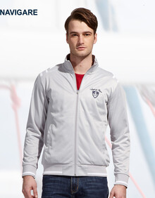 纳维凯尔navigare 春季男装时尚休闲<em>短款开衫</em>卫