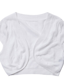 紫淑夏装镂空<em>毛衣针织短外套</em>小坎肩Z2007622