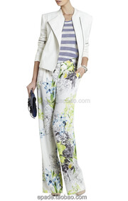 BCBG 美国代购 女款<em>短外套</em> 真皮 <em>拉链</em> 纯色KD