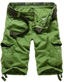 2014夏季宽松休闲工装<em>短裤大码多</em>口袋五分中