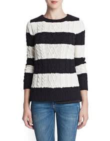 MANGO2013|<em>粗线</em>针织条纹<em>毛衣</em>|13013503在京