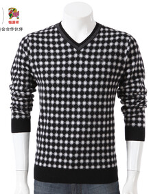 换季■恒源祥正品<em>男毛衣秋冬</em>新款纯山羊绒商务