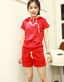 <em>货到付款</em>伊若莱2013夏季新款<em>女装</em>短袖<em>短裤</em>带