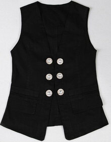 <em>2014</em>夏季新款 <em>马夹</em> 时尚百搭 <em>女款</em>收腰修身保暖