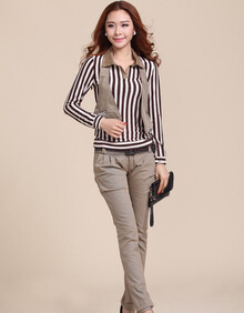 扬2014新款女装韩牛仔休闲时尚<em>马甲三件套</em>19