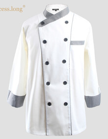 圣斯龙 <em>男女同款</em>四季格子拼色服 时尚餐厅酒店
