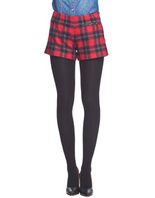 艾格Etam<em>冬季格子</em>简约休闲<em>毛呢短裤</em>1301202