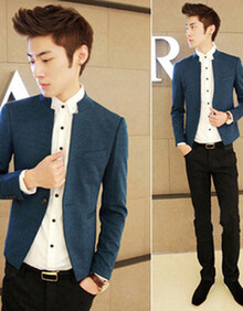 丹杰仕 2014<em>春夏</em>新款男装<em>男士</em>休闲西服<em>外套</em>潮