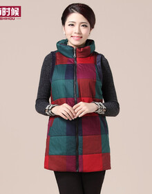 有时候2013新款棉<em>马甲</em>女<em>棉坎肩</em>妈妈装<em>马甲</em>格