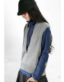 2014春新款<em>羊绒</em>衫深V<em>羊绒背心</em>吊带 无袖毛衣