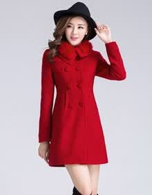 耶底底亚新款秋冬装2013冬季<em>女毛呢外套</em> 中长