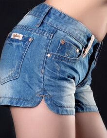尚驭2013夏新款<em>牛仔短裤女夏大码</em>牛仔热裤韩