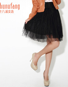 十八<em>淑女坊</em>2013秋款新款韩版时尚<em>浪漫</em>拼接毛