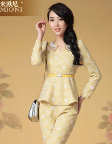 <em>米欧尼</em> 2013秋装气质OL新款职业休闲装<em>女装</em>长