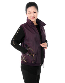 <em>2014</em>新款春秋装<em>中老年马甲背心</em>女装外套妈妈