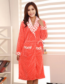 大头露2013<em>冬装</em>新款韩版时尚睡袍<em>女睡衣</em>浴袍