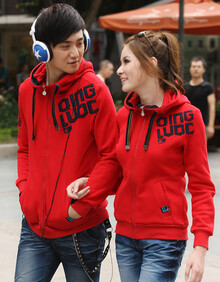 情侣屋2013秋装新品长袖情侣<em>卫衣</em>针织<em>开衫带</em>