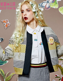 2016春季妖精的口袋 短外套 女装 服饰内衣 【