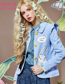 2016春季妖精的口袋 短外套 女装 服饰内衣 【