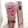 21朵粉康乃馨玫瑰花束+礼盒+贺卡