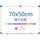 【挂式白板】实芯纤维70×50
