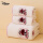【1浴巾+2毛巾】浅粉草莓熊