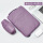 紫色 手提拉链+电源包