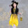 金色魔法裙S码（身高105-115cm）