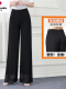 YX1316黑色长裤（直筒拉链款）
