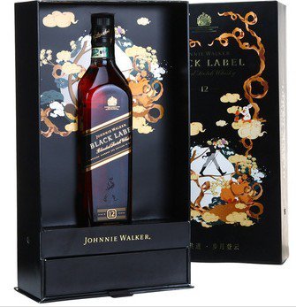 johnnie walker尊尼获加黑牌威士忌700ml 2012版礼盒