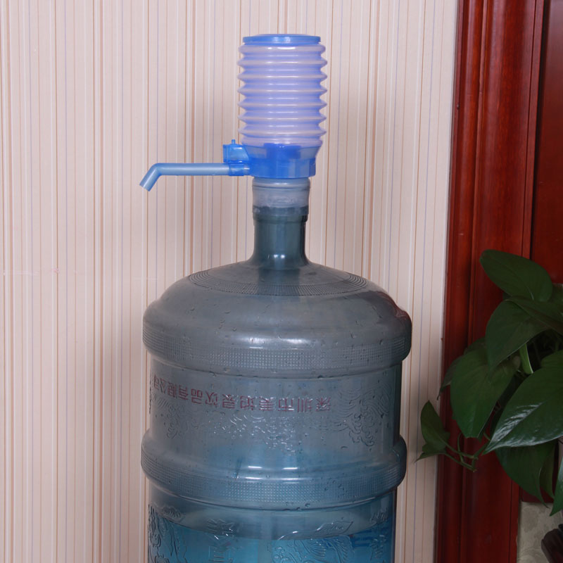 加厚版手压式 纯净水吸水器 桶装水抽水器 倒置气压式