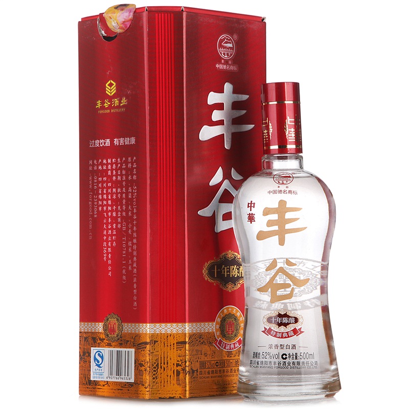 丰谷十年陈酿特制典藏500ml
