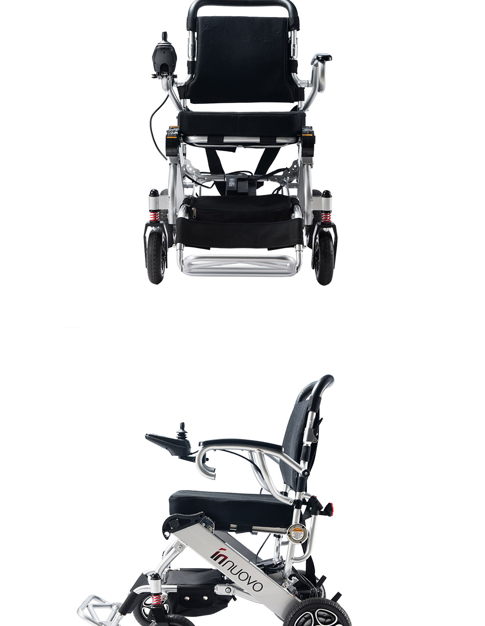 英洛华(innuovo) 航空合金电动轮椅车老年人可折叠轻便四轮代步车锂