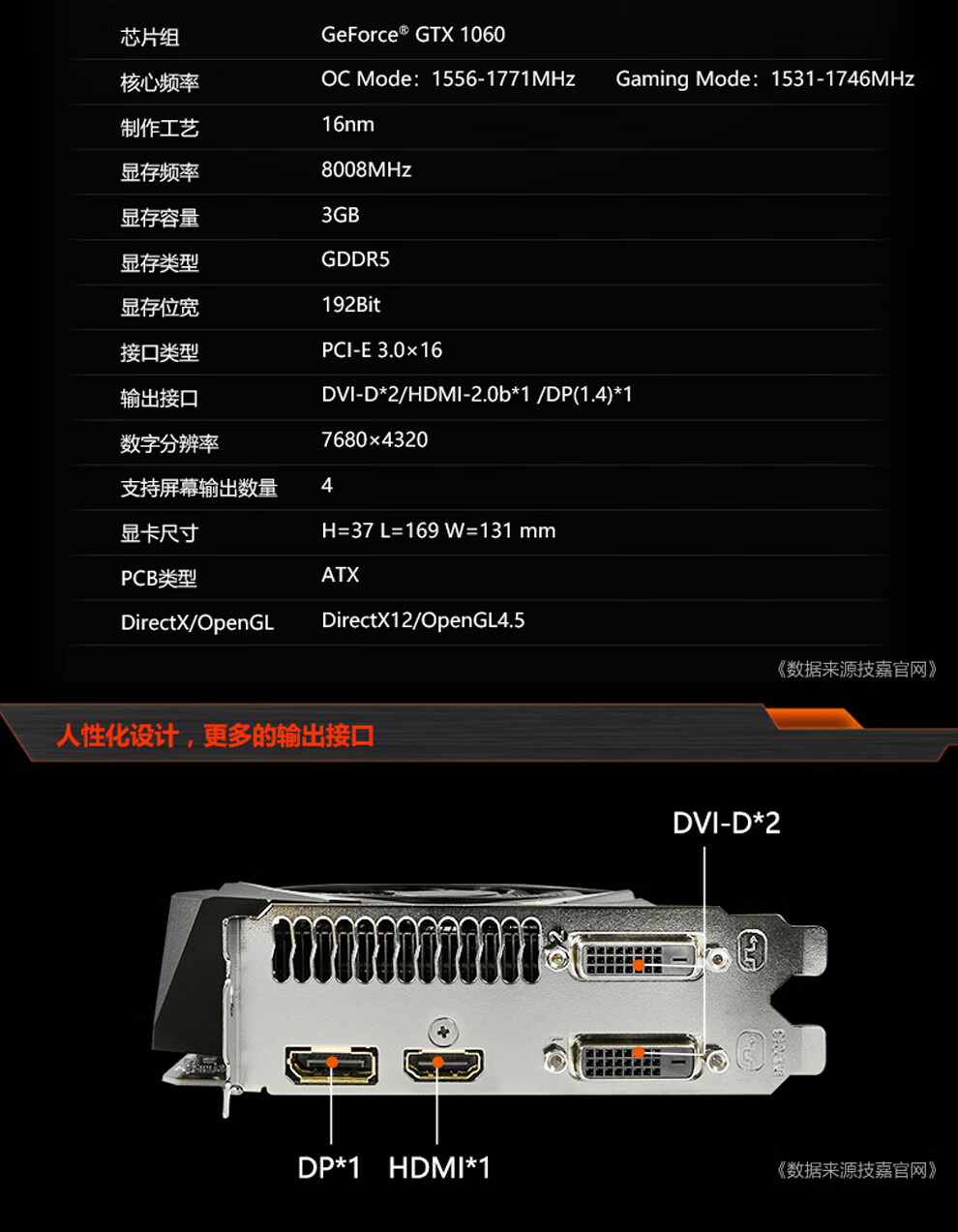 【二手95新】华硕/技嘉gtx1060 3g/6g 吃鸡显卡风魔版