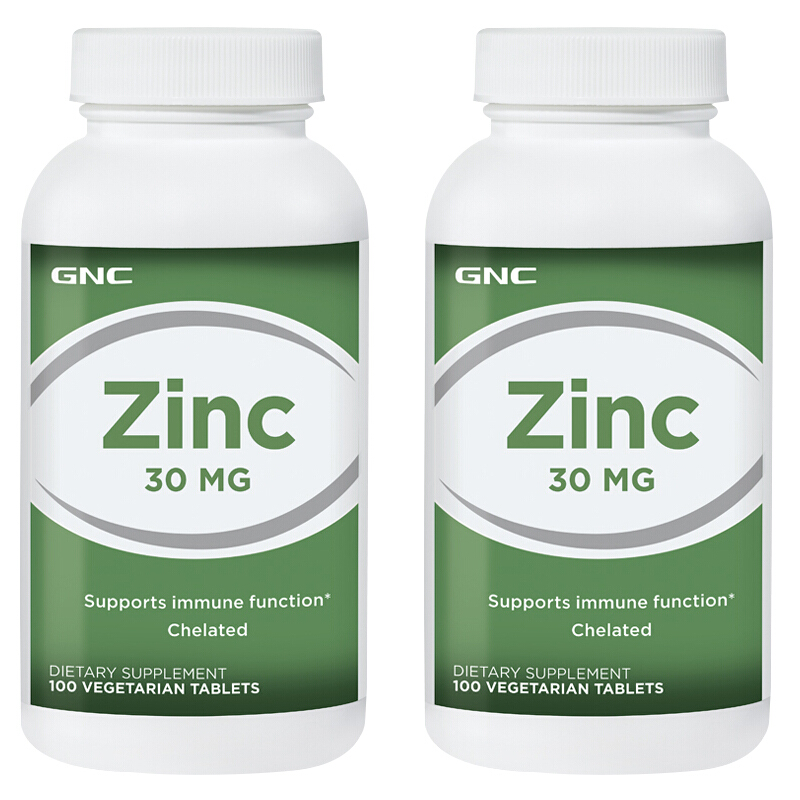 gnc 葡萄糖酸锌片 锌硒宝补锌硒片硒元素维生素男性备孕保健品 zinc