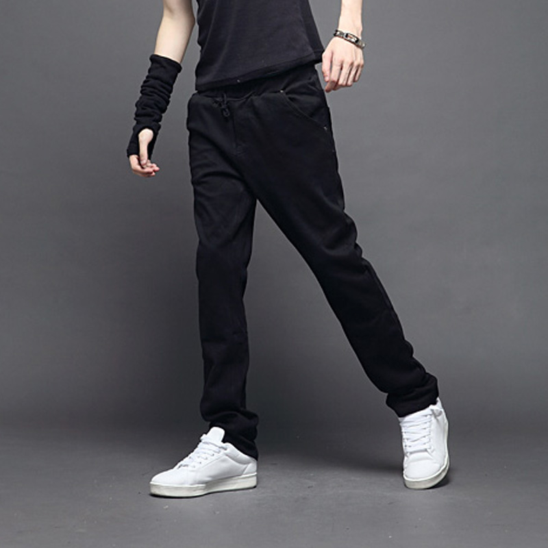 lkenpaget2015时尚潮流休闲运动裤男 黑色 m