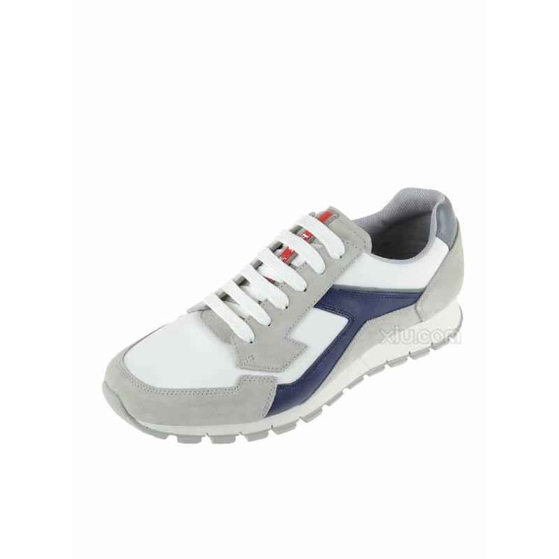 prada 普拉达 男士运动鞋 蓝色 41【图片 价格 品牌